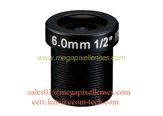 China lente del tablero del IR del soporte del 1/2” 6m m F1.6 2Megapixel M12x0.5, lente de 6m m MTV para la cámara de seguridad proveedor