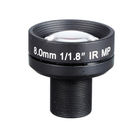 1/1.8" 8.0mm 5Megapixel F1.8 S/CS Mount M12x0.5 Non-Distortion IR Board Lens